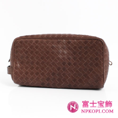 Bottega Veneta/ボッテガ・ヴェネタ カーフレザー セカンドバッグ ビターブラウン174361V61412133【2011年秋冬新作】 